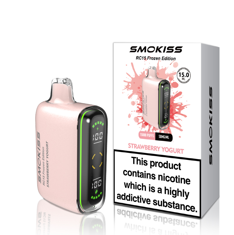SMOKISS 15000 Puffs Strawberry Yogurt Disposable Vape