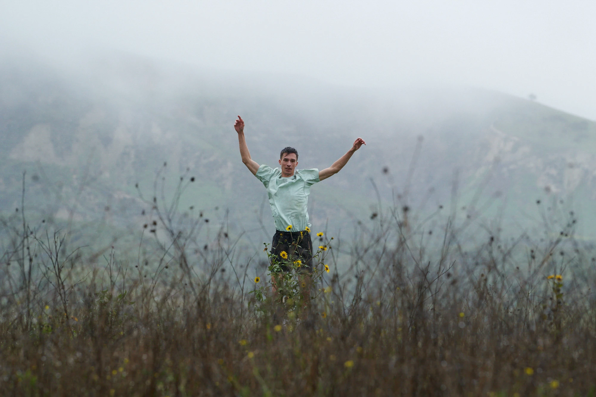 The athletes finding their grounding in nature