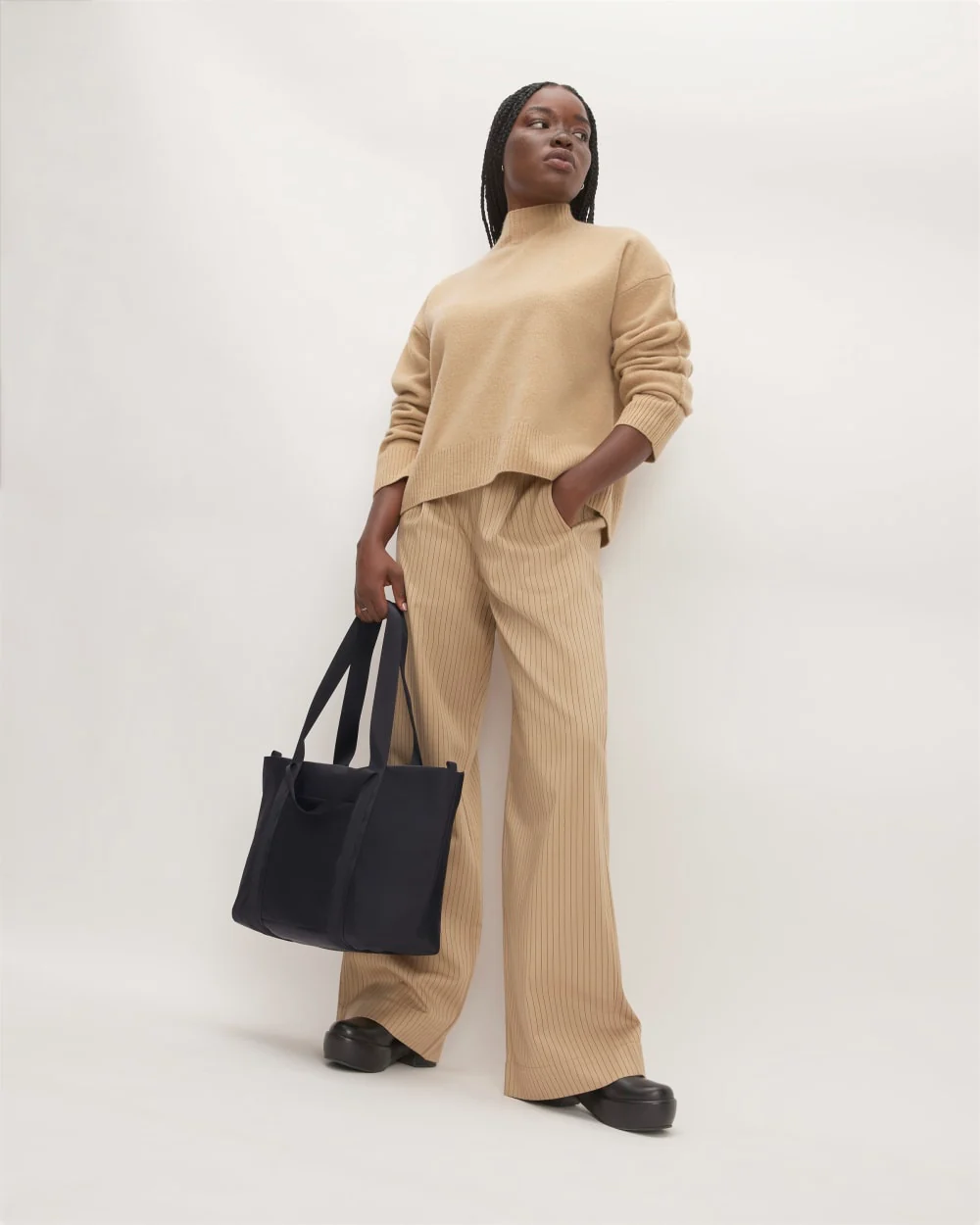 The Recycled Nylon Tote | Black