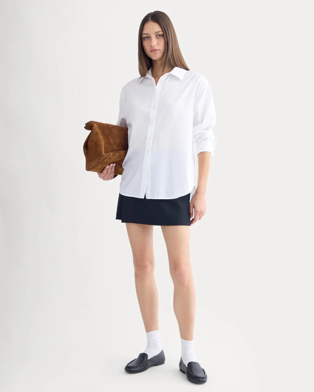 Everyday Shirt in Silky Cotton | White