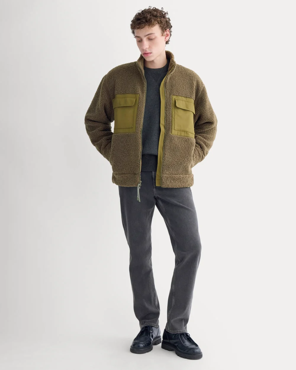 ReTrack Fleece Zip-Up | Beech