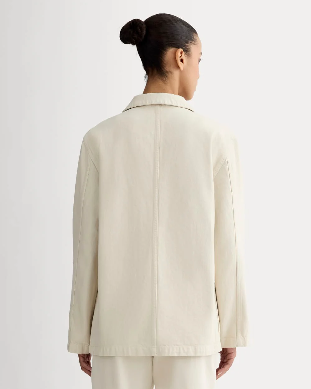 The Denim Chore Blazer | Garment-Dyed Sand