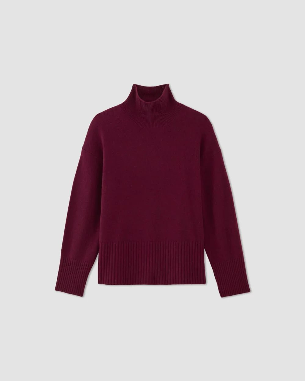 The Cashmere Oversized Turtleneck | Brandy