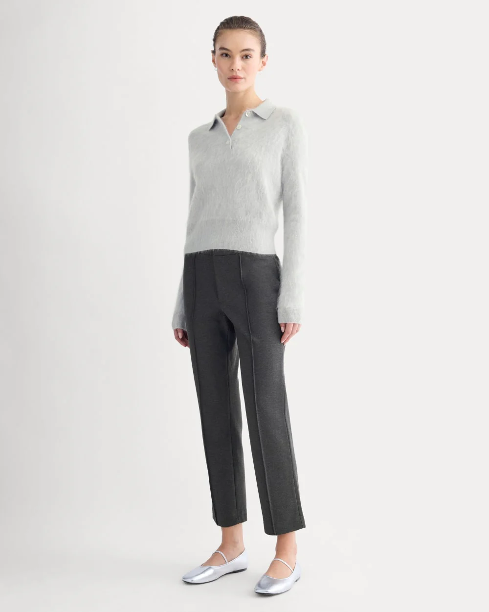Slim Trouser in Dream | Heathered Soot