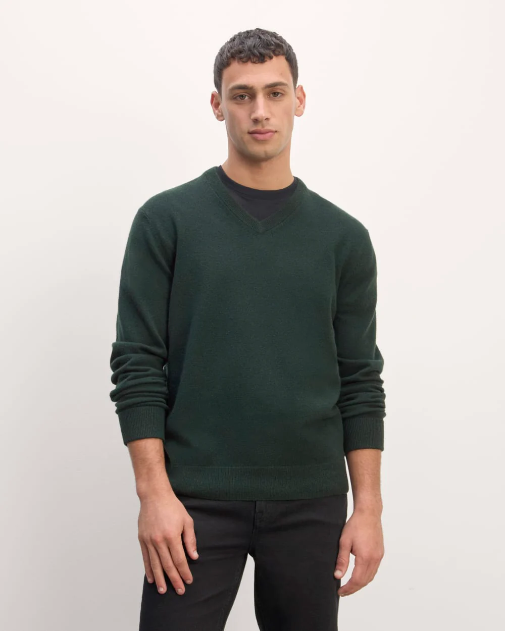 The Cashmere V-Neck Sweater | Scarab