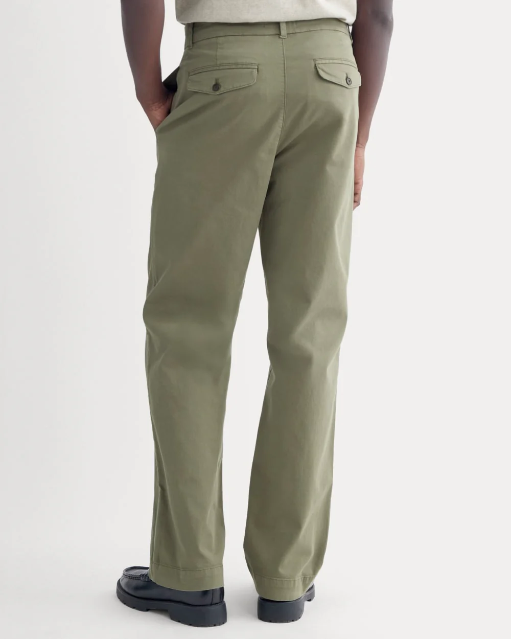 Relaxed Fit Chino | Lichen Green
