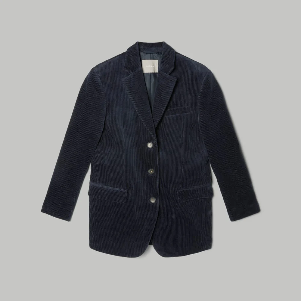 The Corduroy ’80s Blazer | Deep Navy