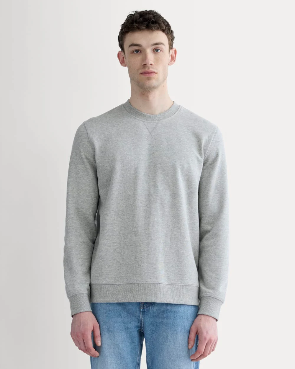 The Off-Duty Terry Crew | Heathered Grey
