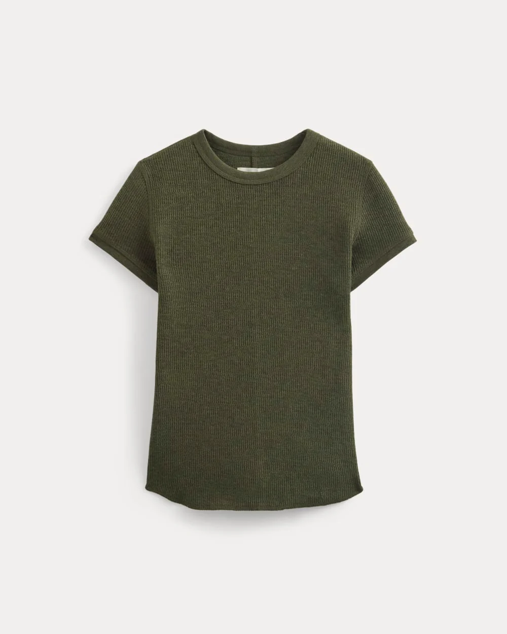 Shrunken Tee in Cozy Waffle | Heather Beech