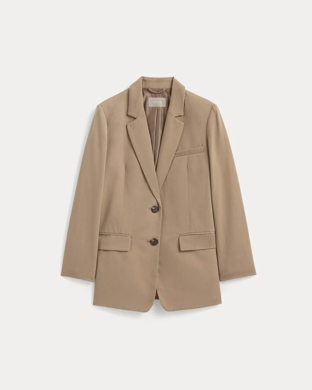 The Oversized Blazer in Buttersmooth | Ash Brown