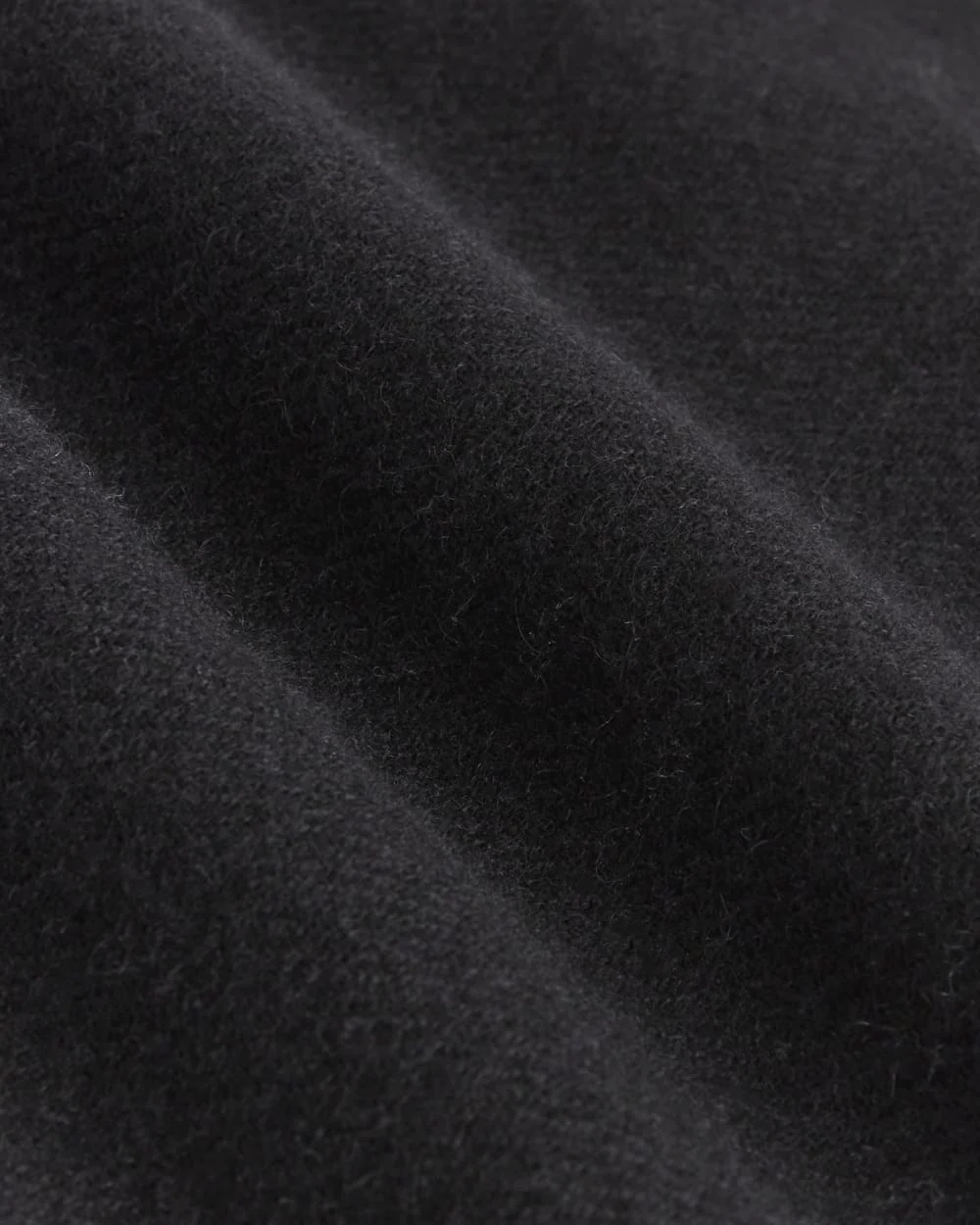 The Cashmere Feather Scarf | Black