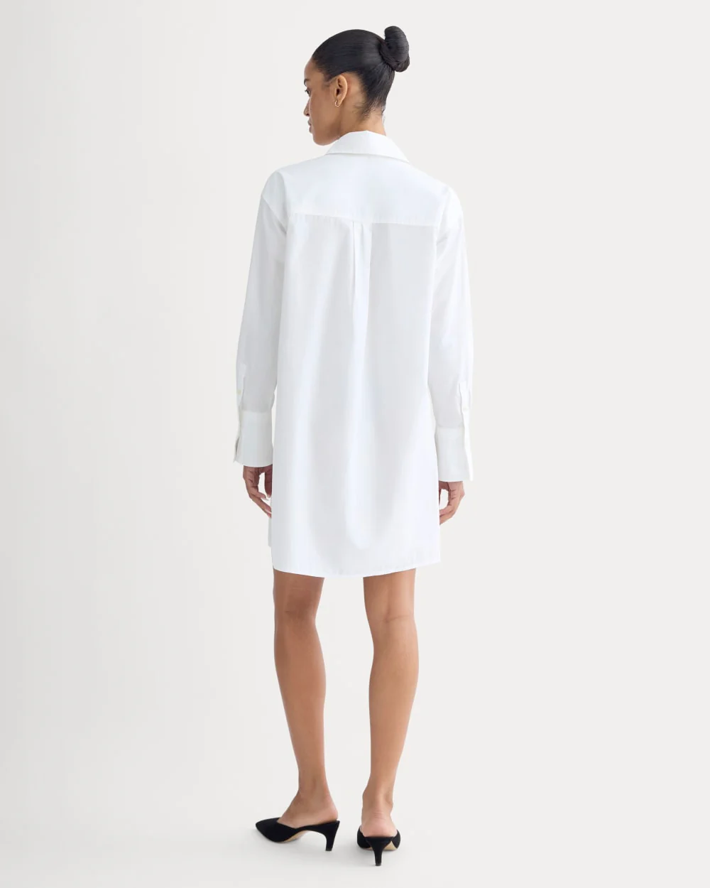 The Mini Shirtdress in Ultrasoft Cotton | White