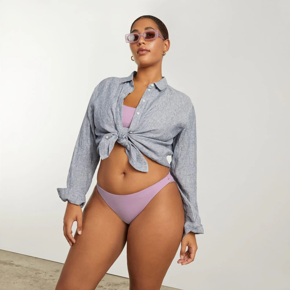 The Thigh-High Bikini Bottom | Lilac