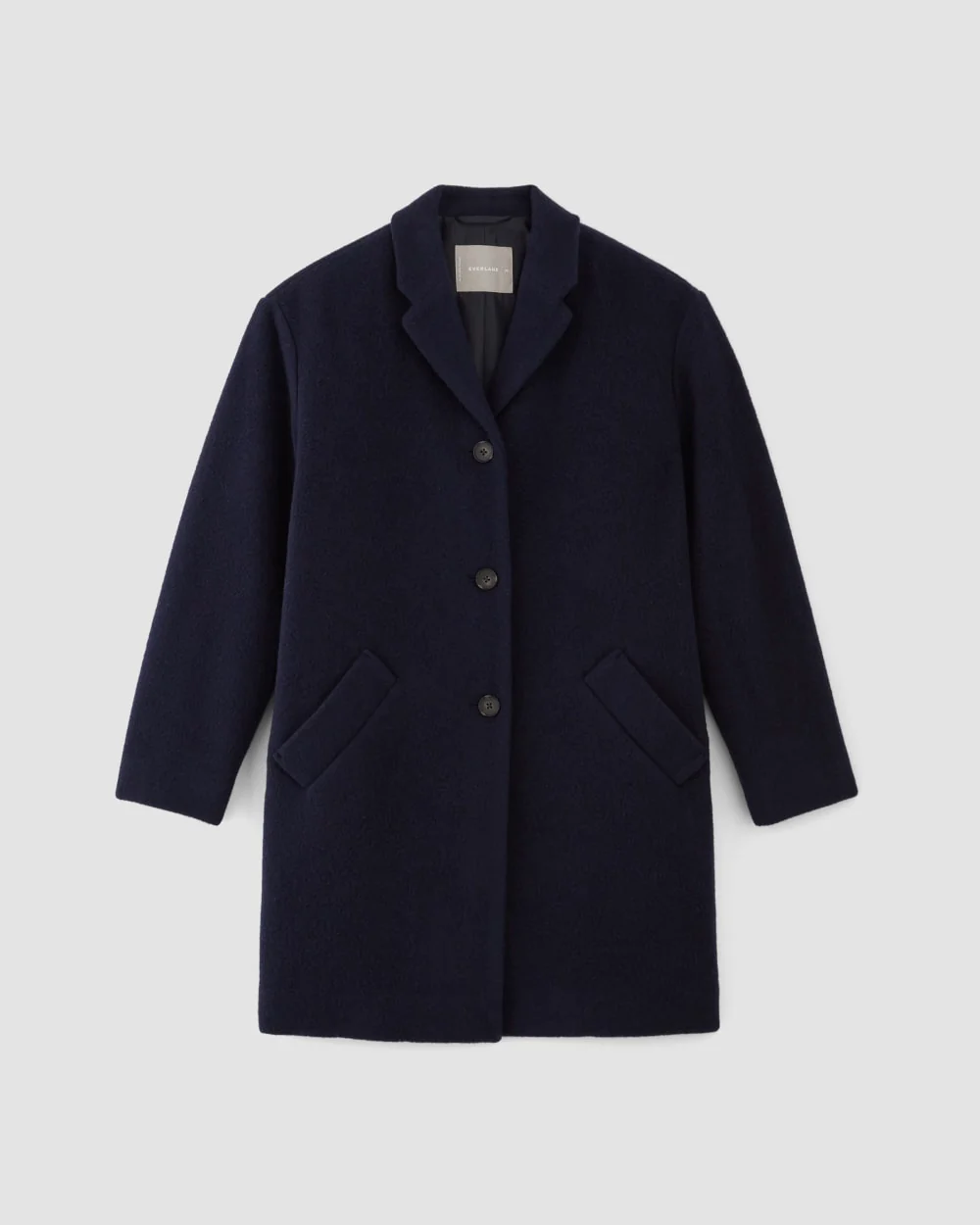 The Italian ReWool® Cocoon Coat | Navy