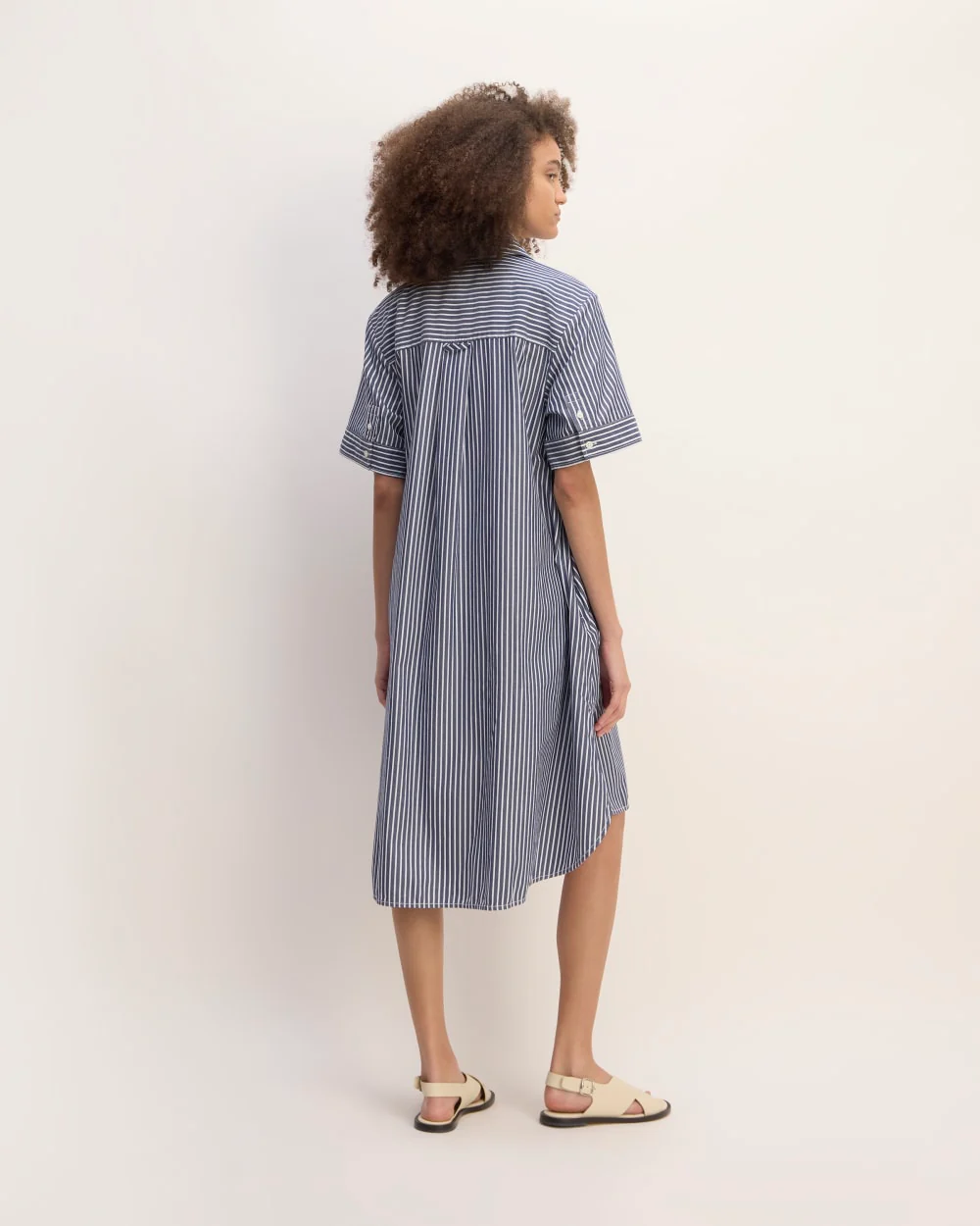 The Daytripper Dress | Dark Navy / White