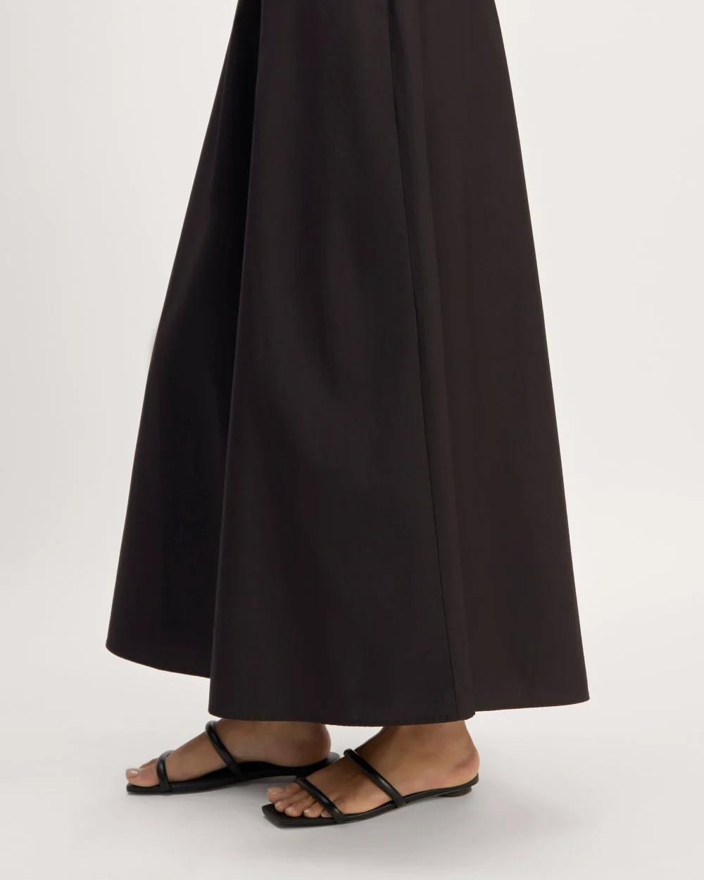 The Supima® Pull-On Maxi Skirt | Black