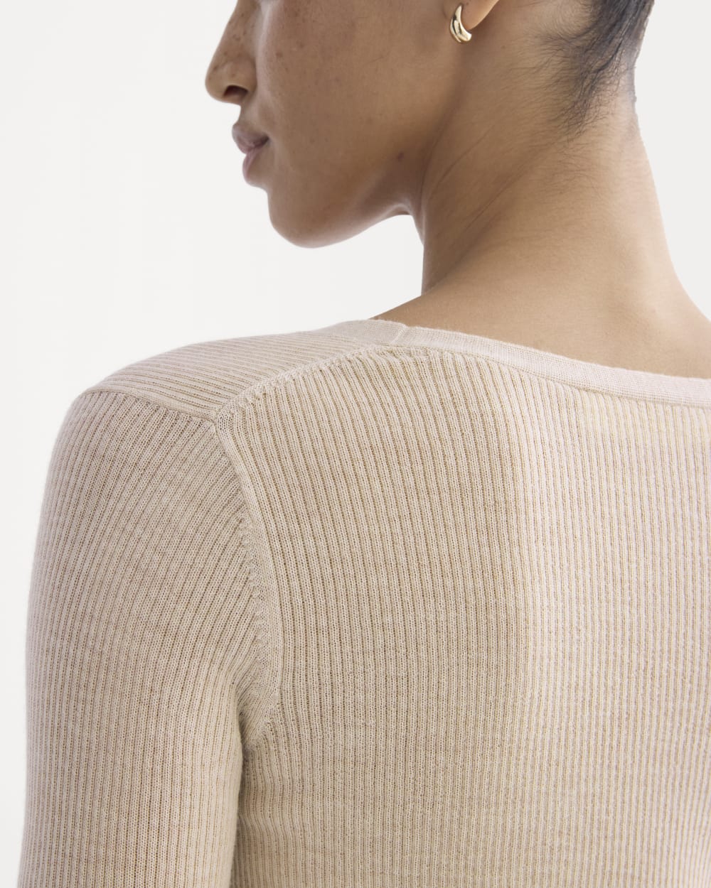 The Cardigan in Ultrasoft Merino | Pale Blush
