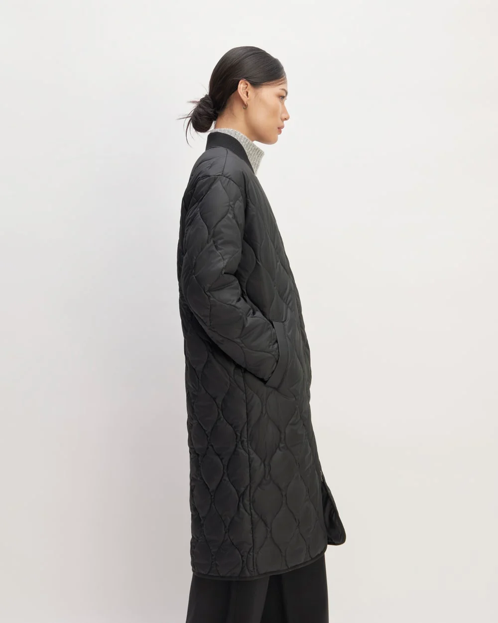 The ReNew Long Liner | Black