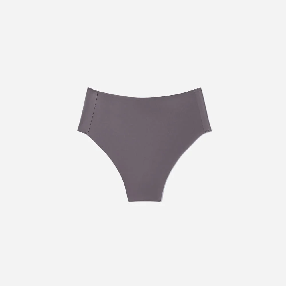The Invisible High-Rise Thong | Plum Grey