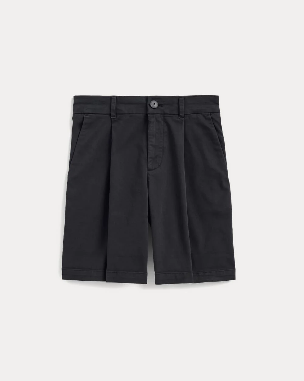 The Pleated Chino Short | Black