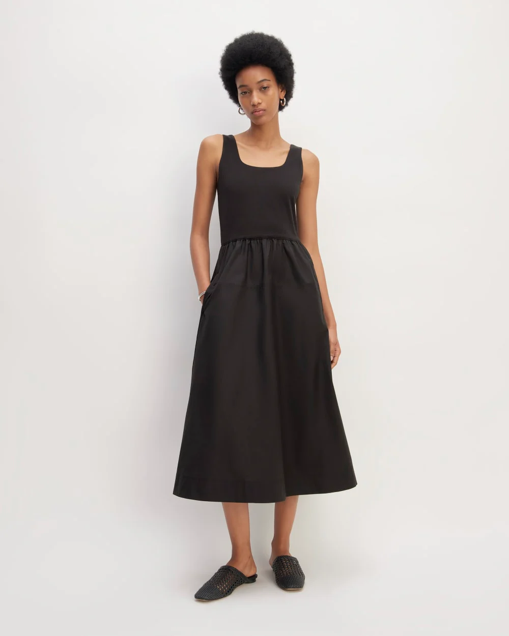 The Supima® Jersey Riviera Dress | Black