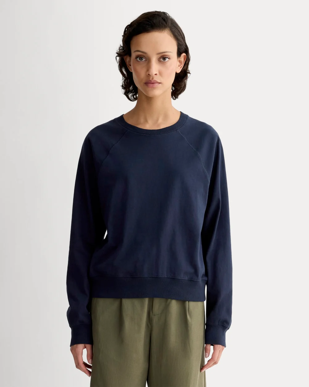 The Off-Duty Long-Sleeve Tee | Navy