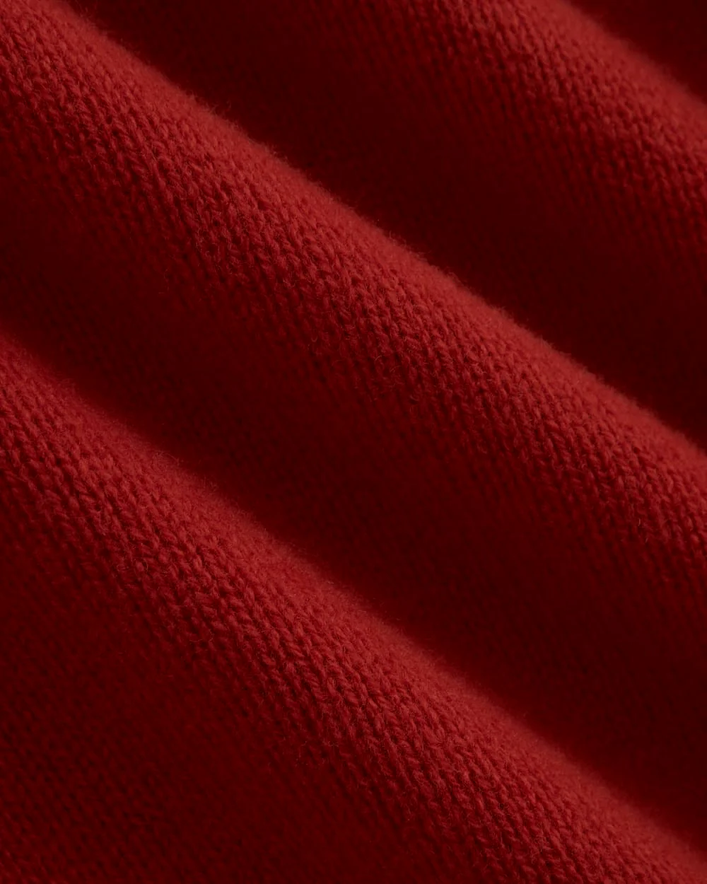 V-Neck Sweater in Extrafine Luxe Merino | Berry Red