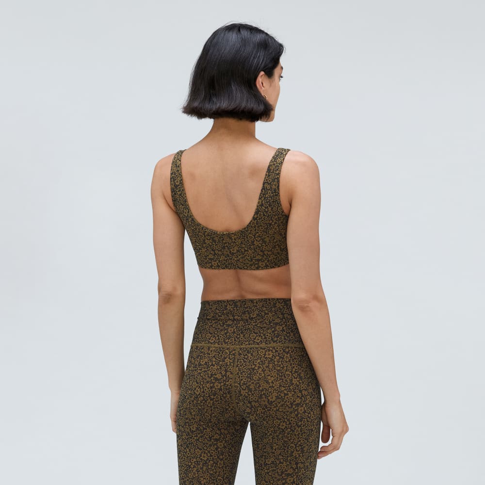 The Perform Bra® | Black / Breen Floral