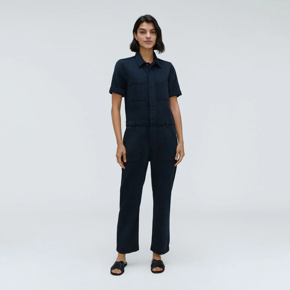 The Supersoft Jean Coverall | Ink Wash