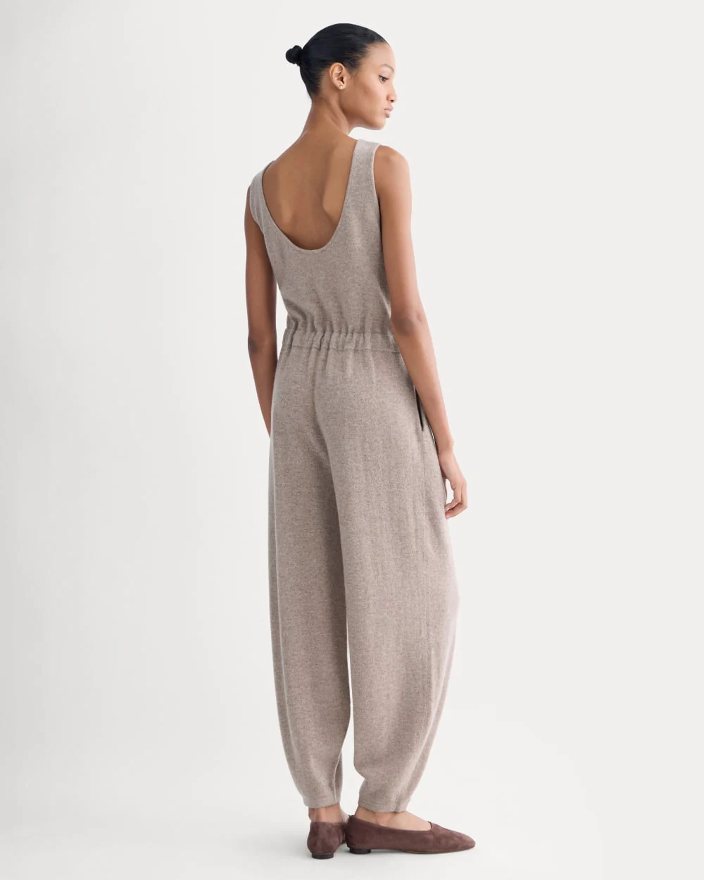 Cashmere Lounge Jumpsuit | Oatmeal