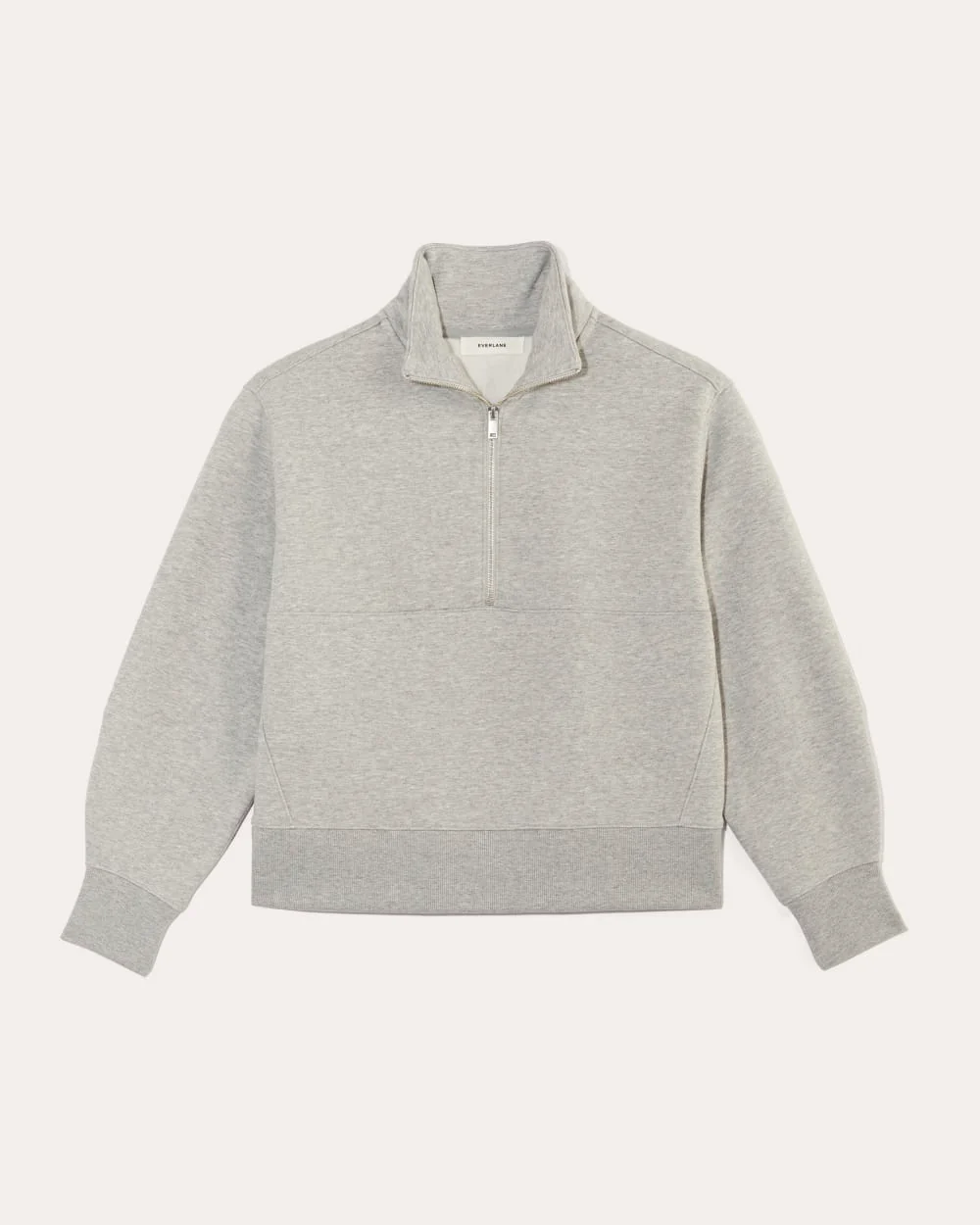 Luxe Fleece Half-Zip Sweatshirt | Heathered Grey