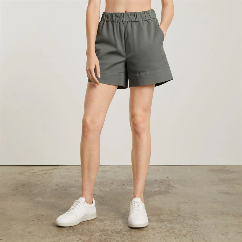 The Easy Short | Pewter Green