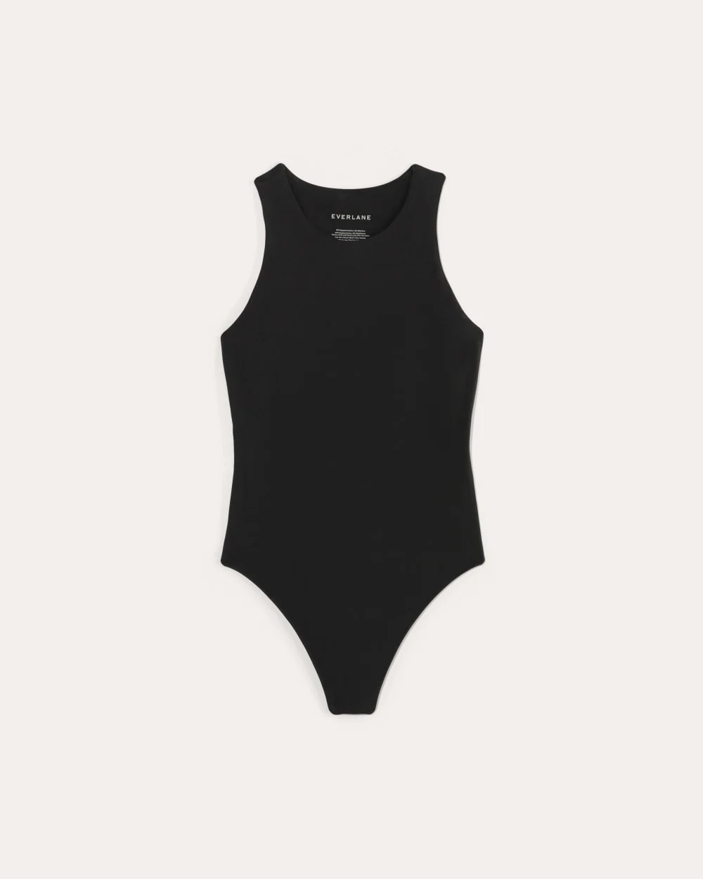 The Cutaway Tank Bodysuit | Black | Thong
