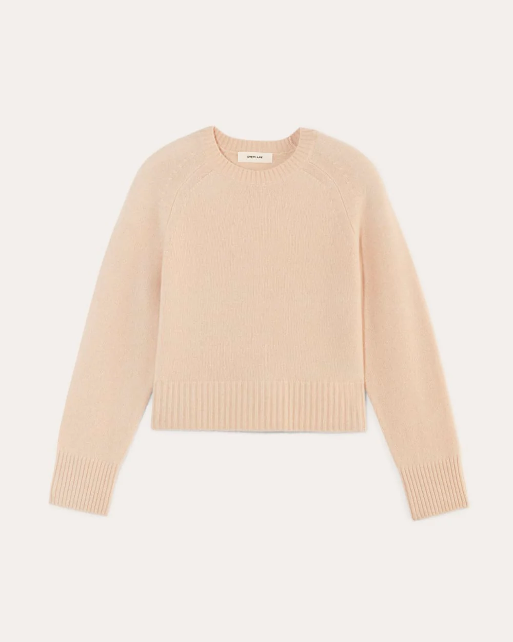 The Boxy Crew in Cashmere | Creme