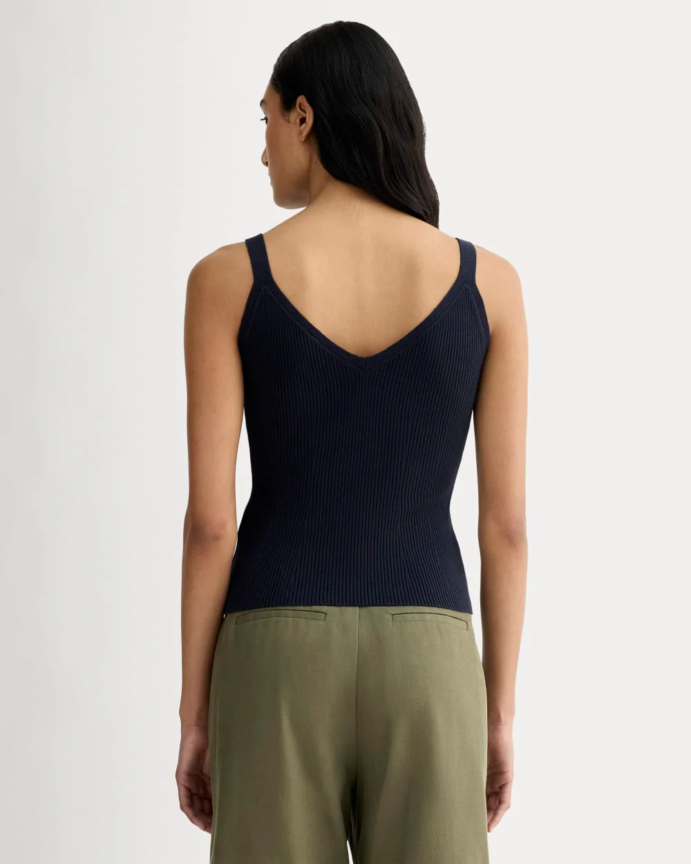The Fine Knit Cami | Navy