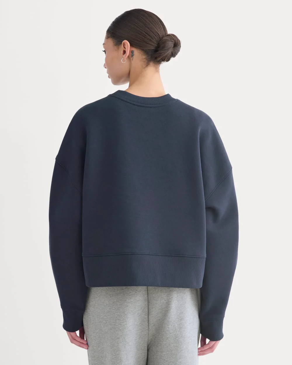 Luxe Fleece Sweatshirt | Navy