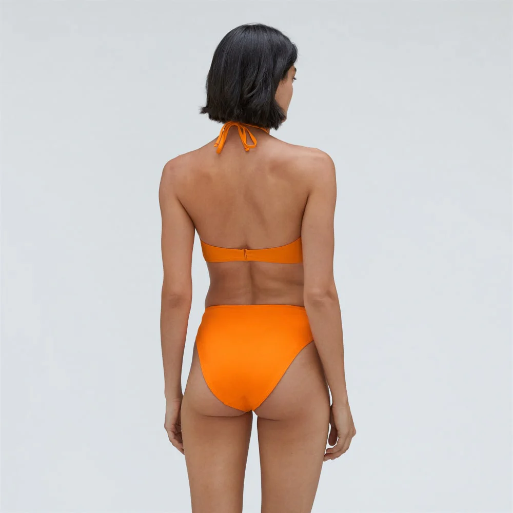 The High-Rise Cheeky Bikini Bottom | Turmeric