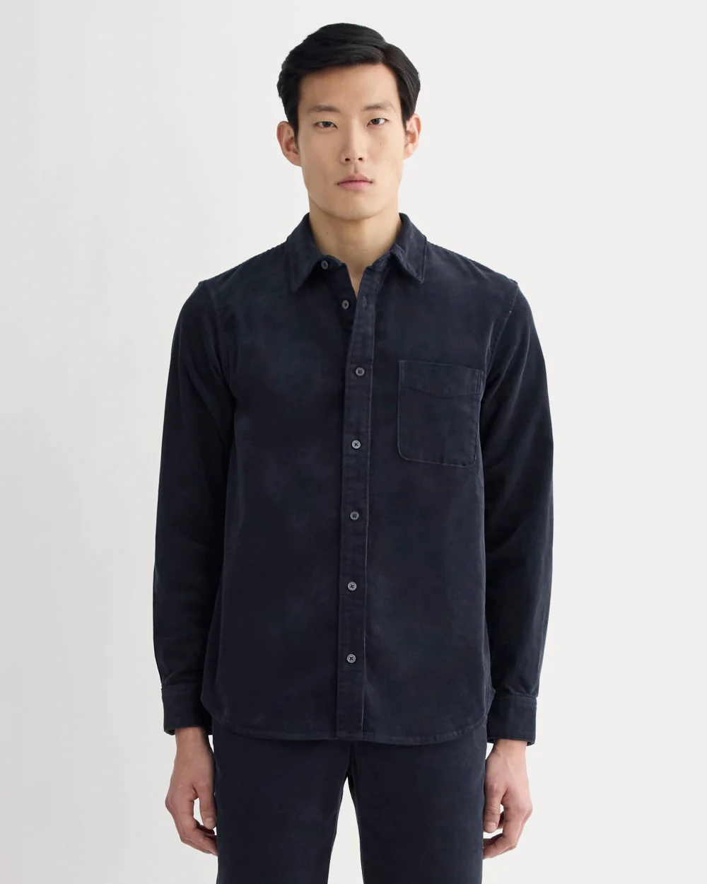 The Classic Shirt in Corduroy | Navy