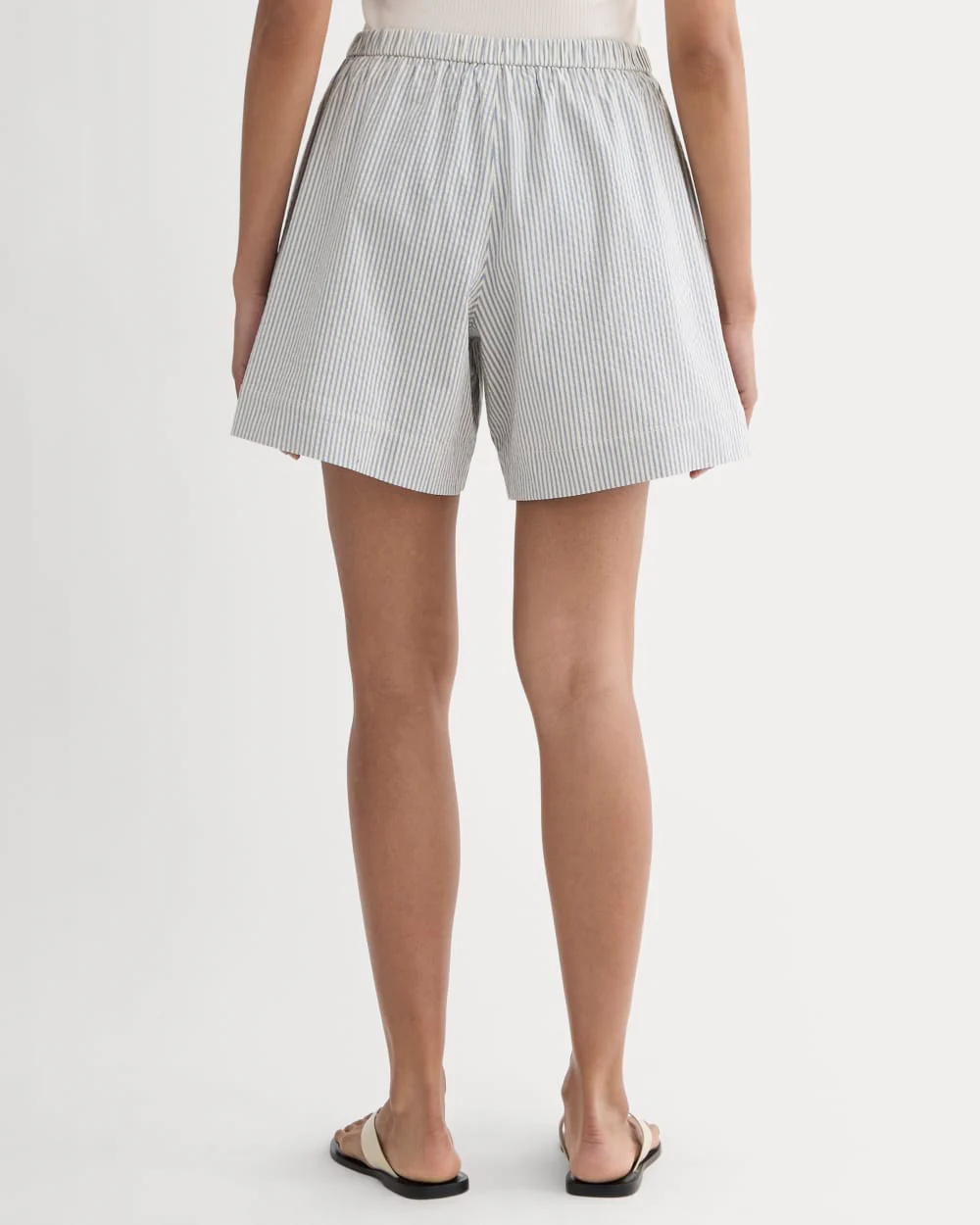 The Seersucker Pull-On Short | Dutch Blue / Natural