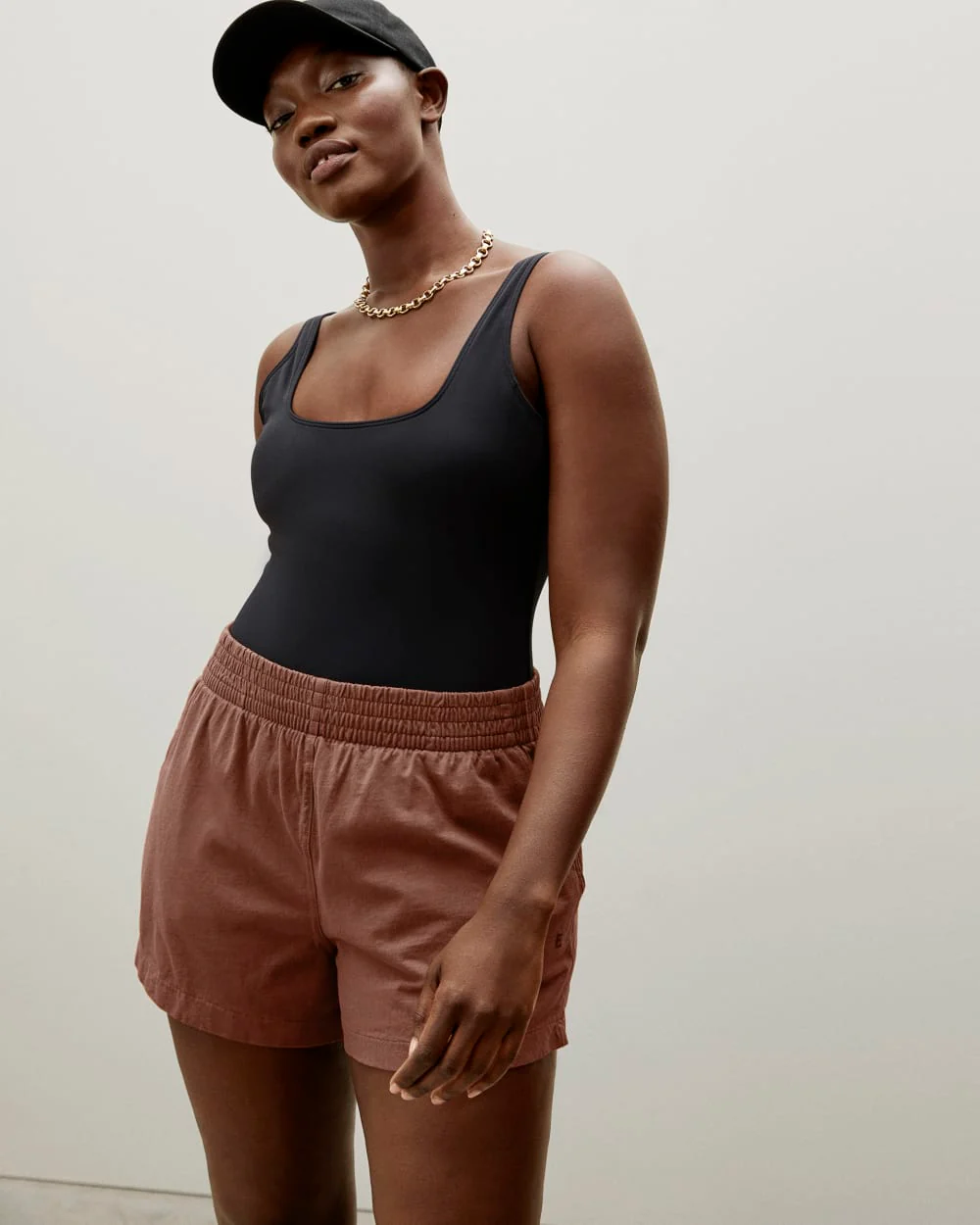 The Retro Jersey Short | Caramel