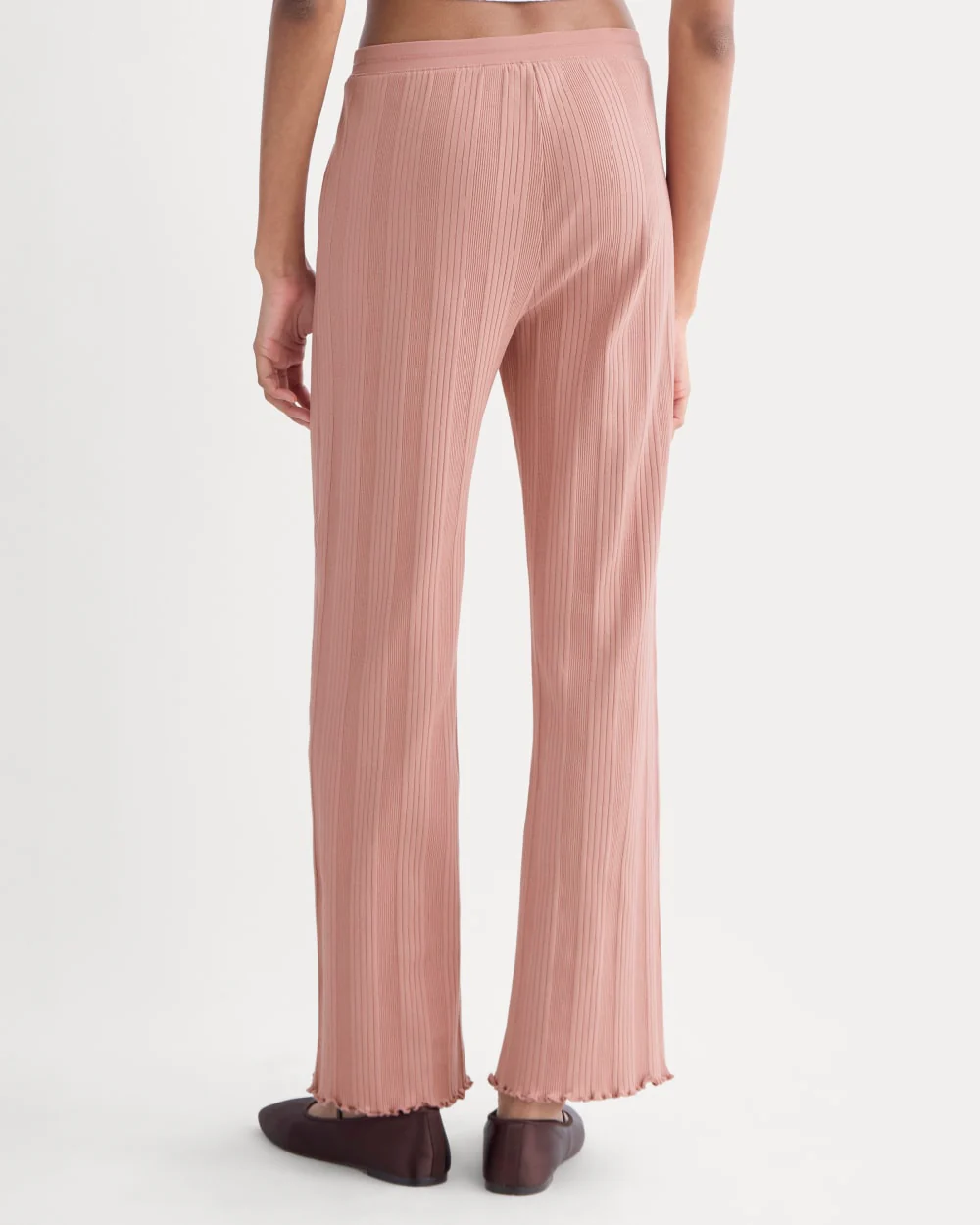 Lounge Rib Pant | Ash Rose