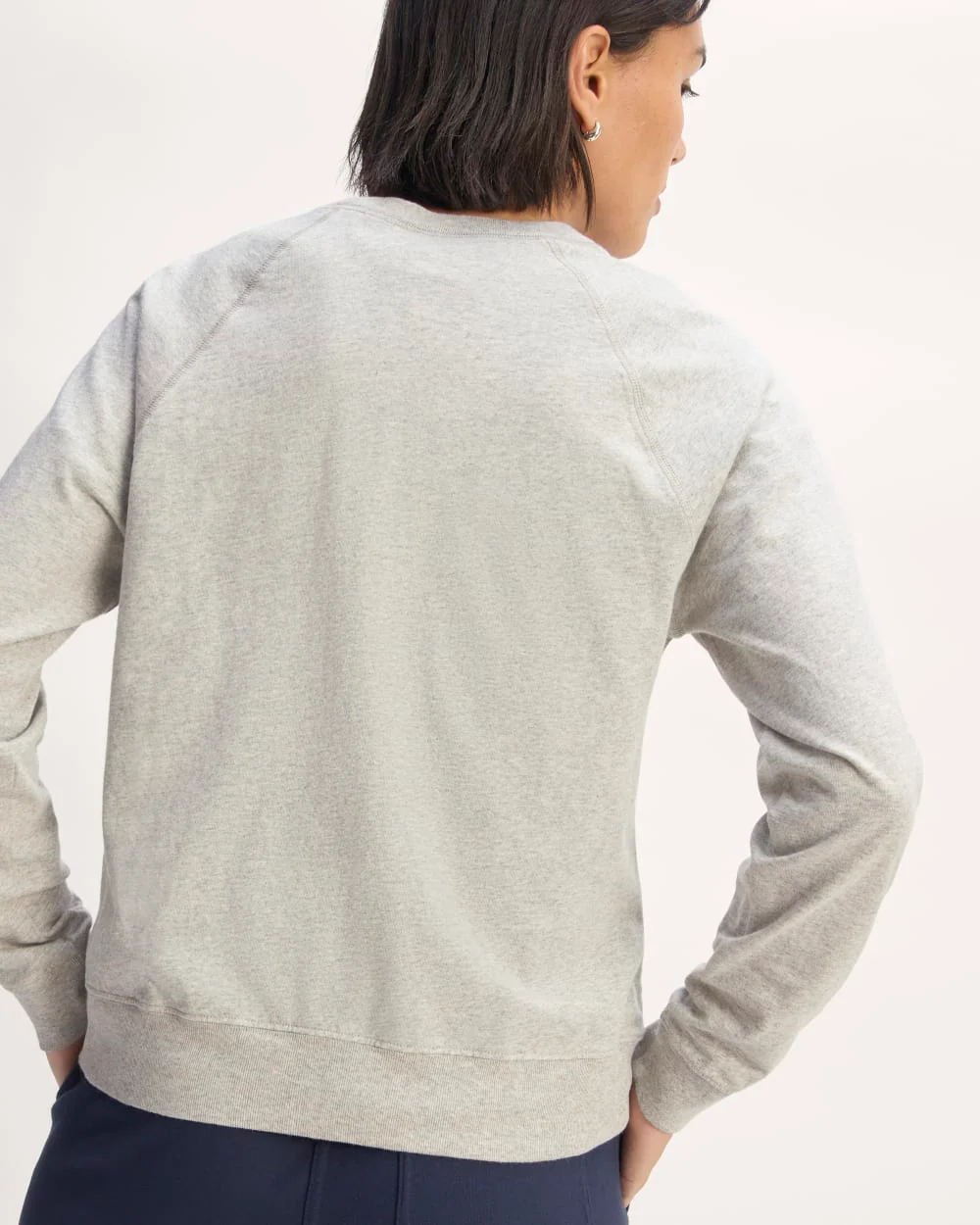 The Off-Duty Long-Sleeve Tee | Pale Heather Grey