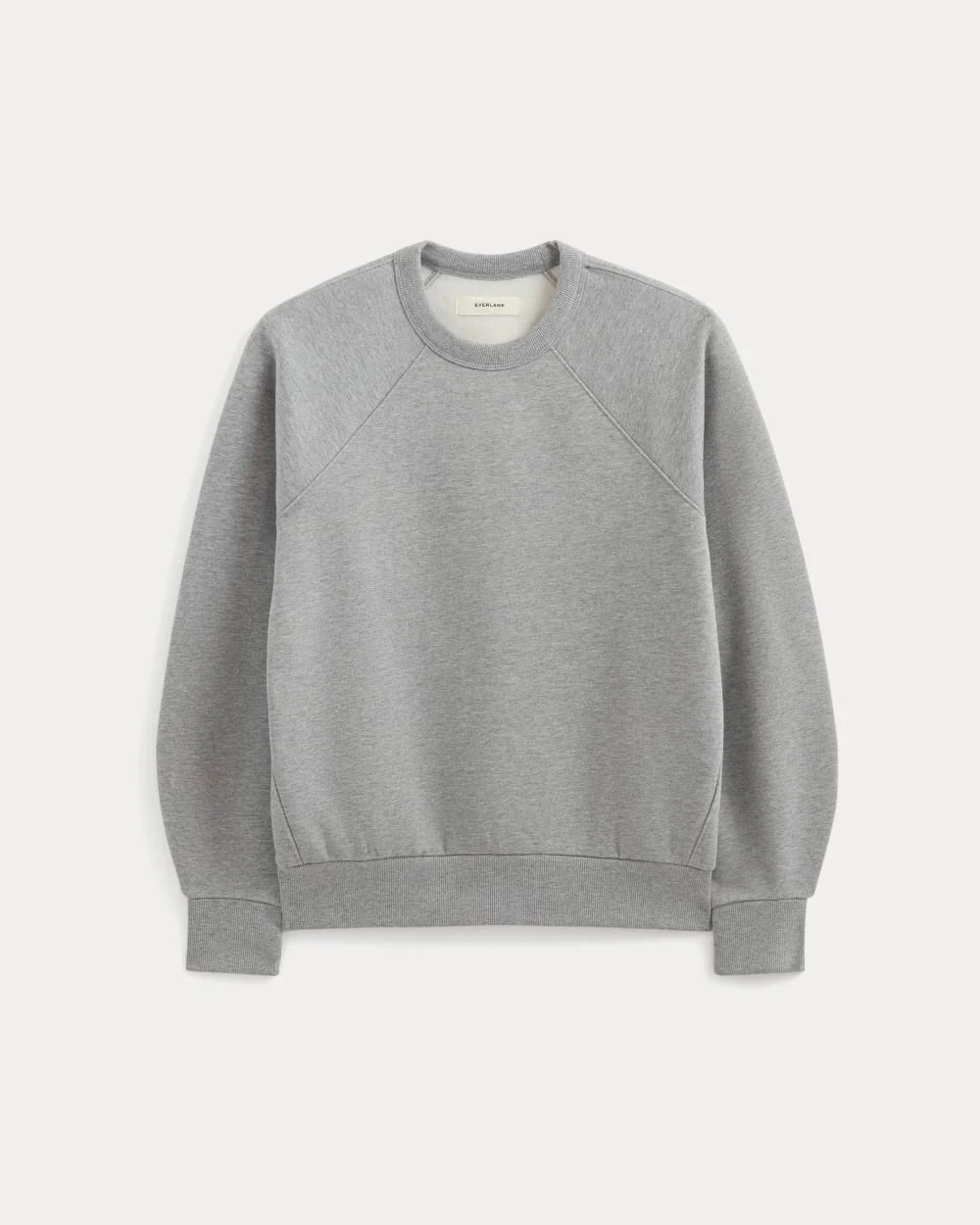 Luxe Fleece Raglan Crewneck | Vintage Heather Grey