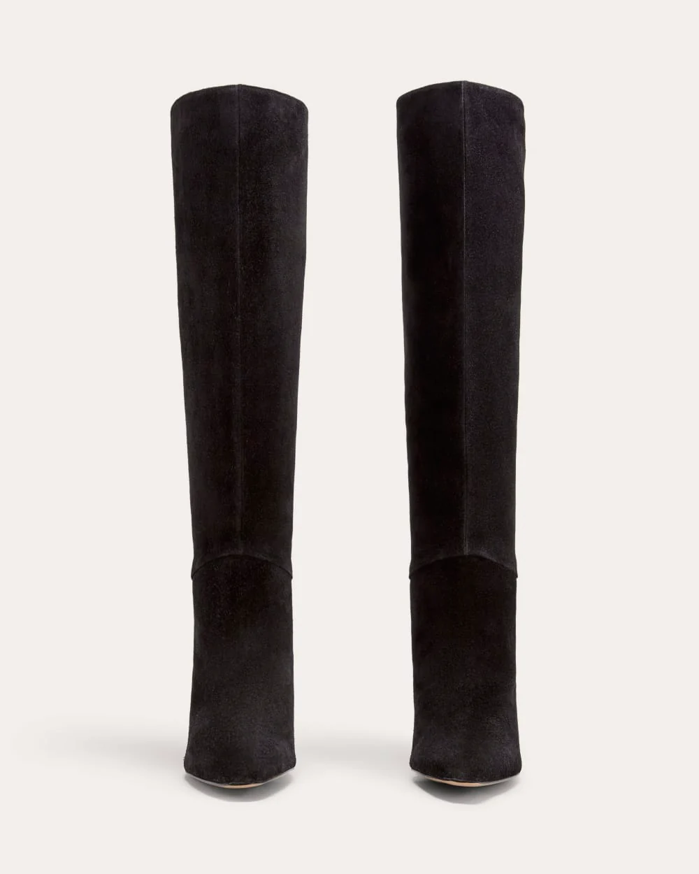 The Banana Boot | Black Suede