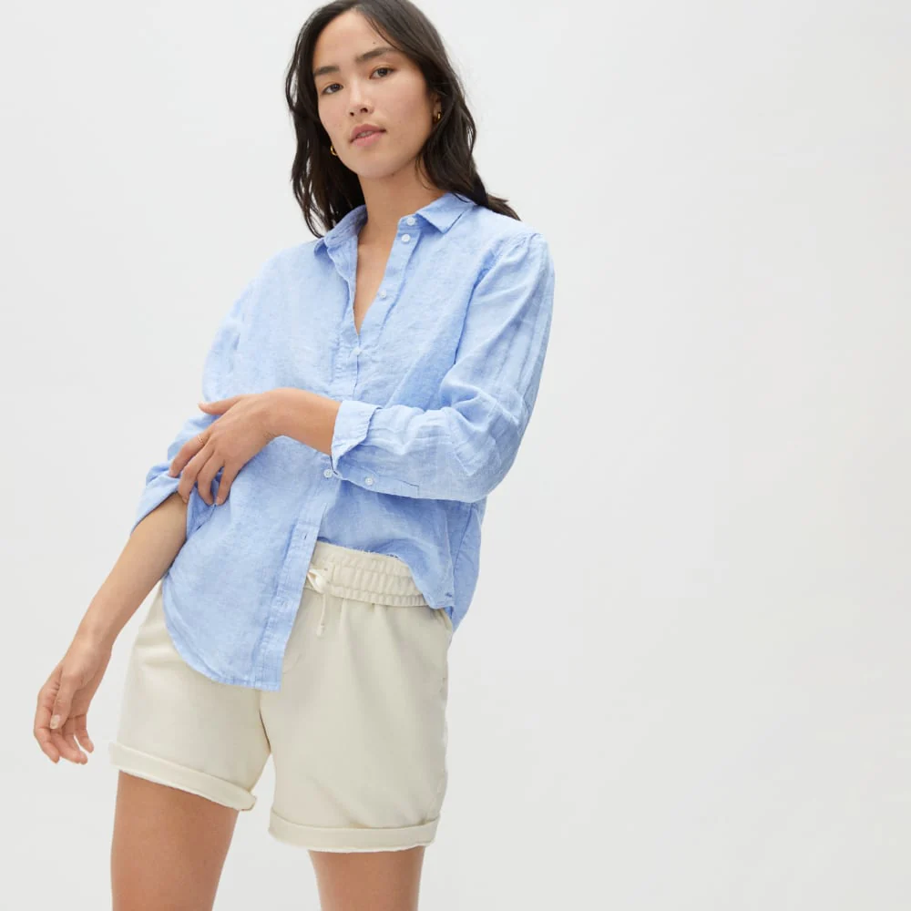 The Must-Have Shirt in Linen | Classic Blue