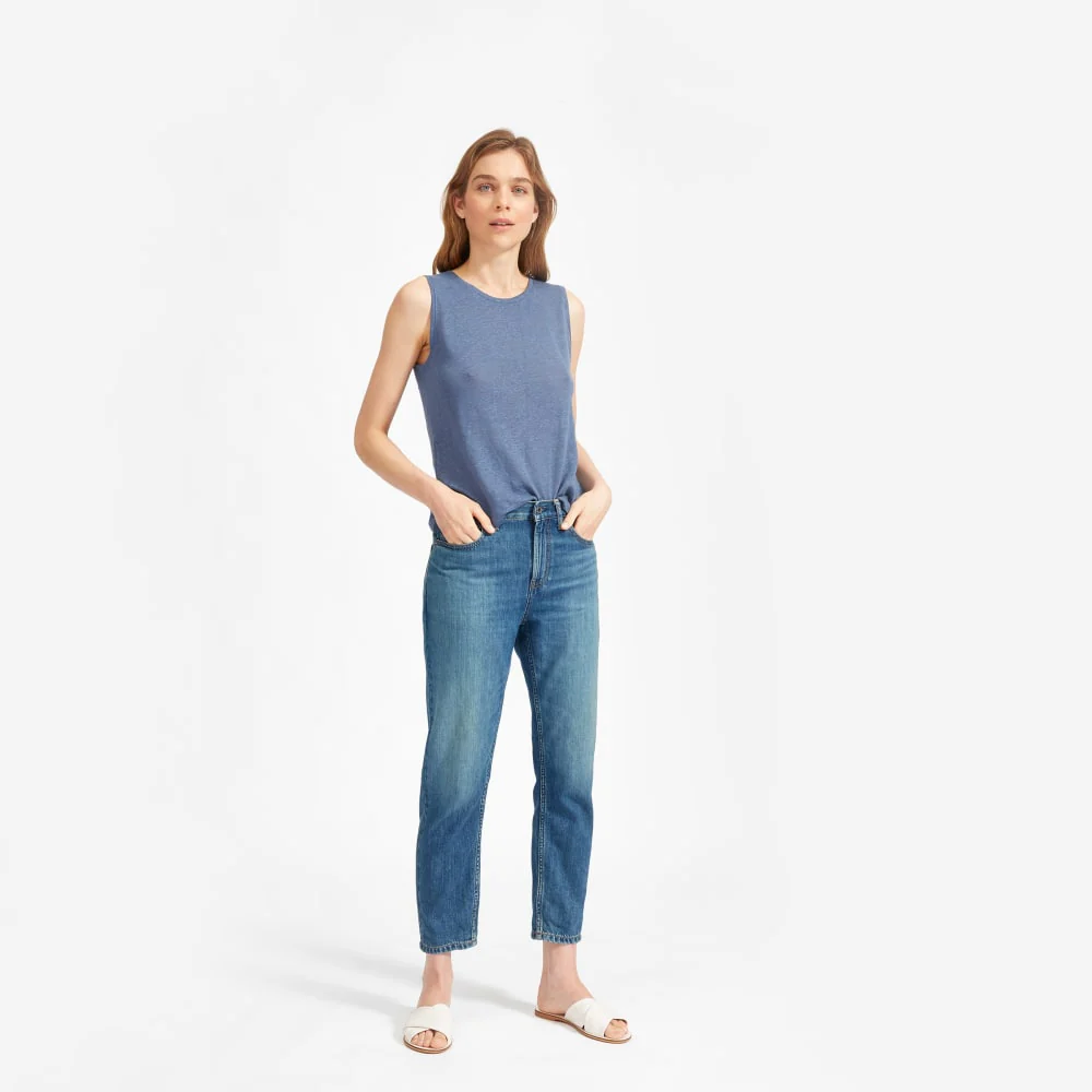 The Super-Soft Relaxed Jean | Mid Blue