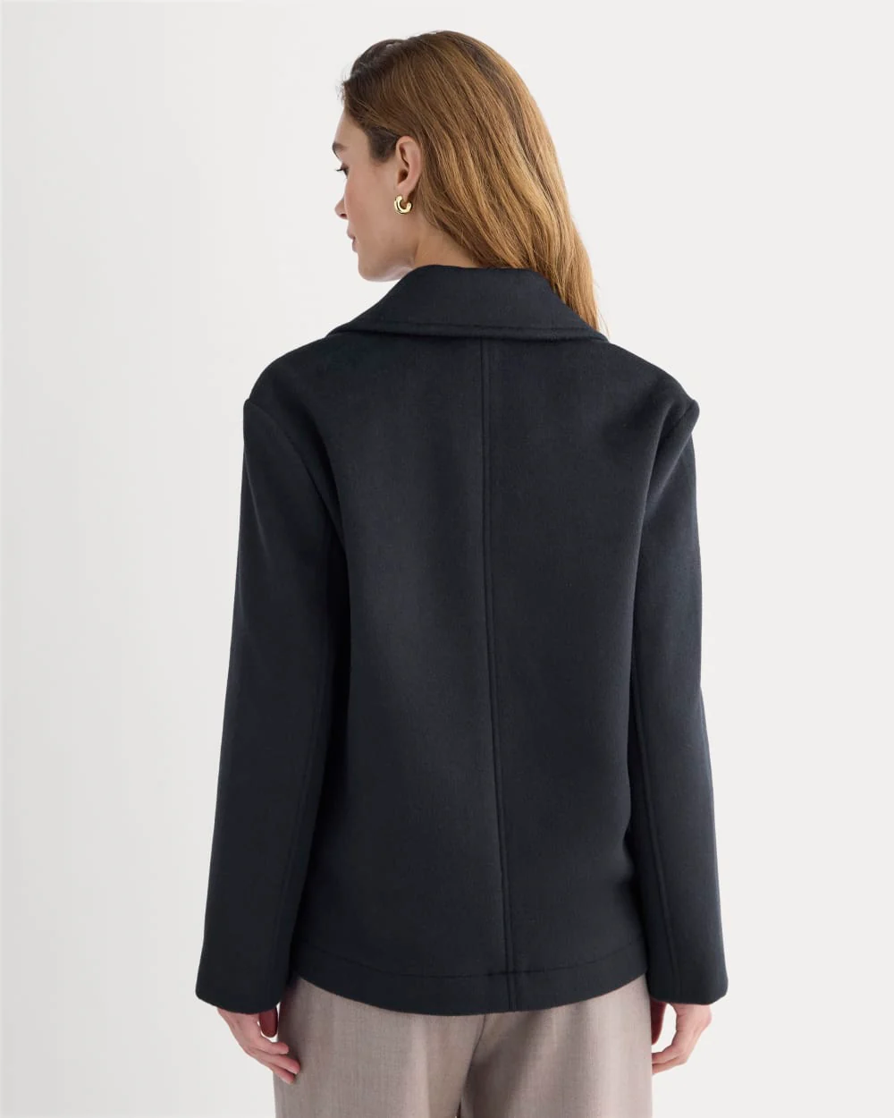 ReWool Short Peacoat | Deep Navy