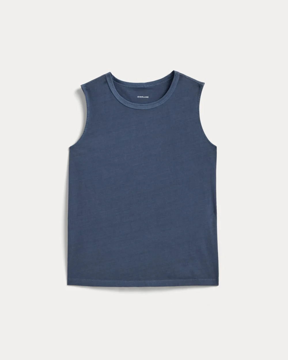 The Boyfriend Tank in Essential Cotton | Navy