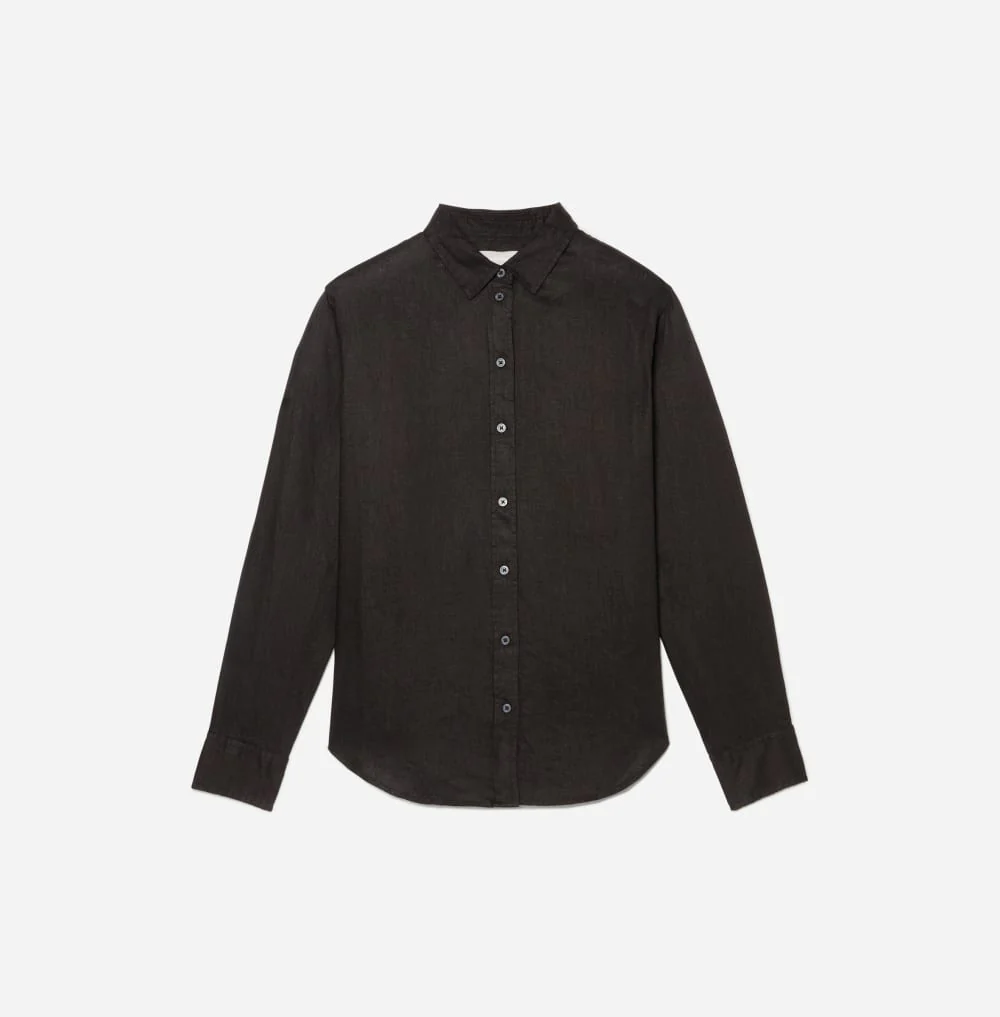 The Must-Have Shirt in Linen | Black
