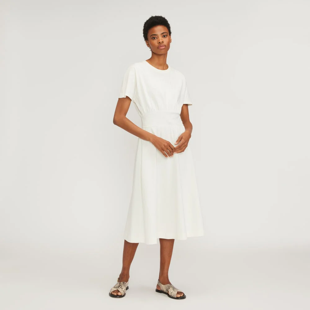 The Organic Cotton Waisted Dress | Canvas